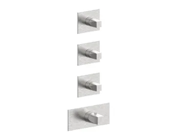 ALINE 49760V3 - Thermostatic 4 hole stainless steel shower mixer by Rubinetterie Frattini - view 2
